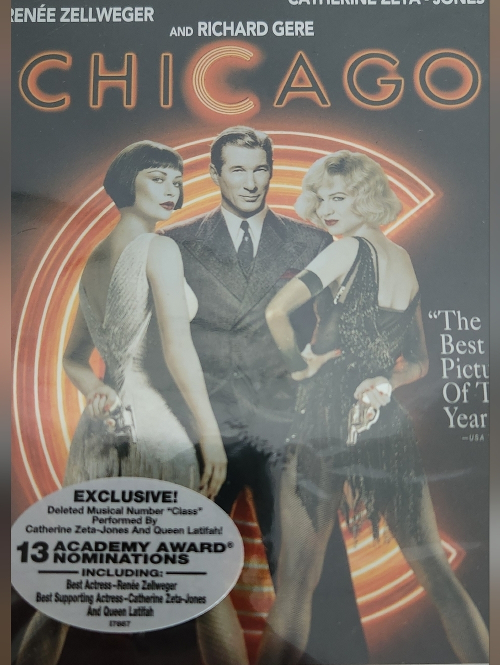 ✨ Brand New & Sealed: Chicago DVD (Full Screen Edition) Catherine Zeta Jones ✨ - Picture 6 of 7